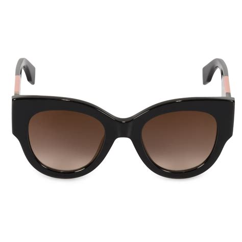 fendi 55mm gradient cat eye sunglasses|fendi cat eye sunglasses black.